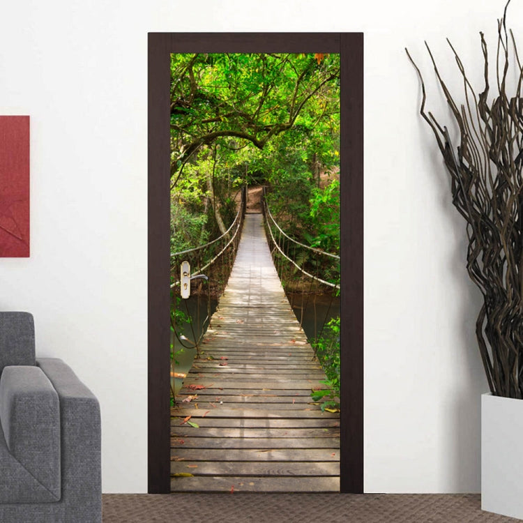 Adesivi 3D rimovibili per porte casa in PVC