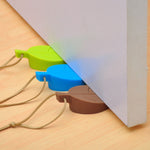 Fermaporta in silicone a forma di foglia 2 pezzi