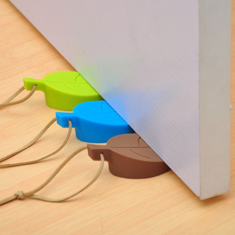 Fermaporta in silicone a forma di foglia 2 pezzi