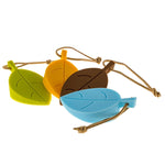 Fermaporta in silicone a forma di foglia 2 pezzi