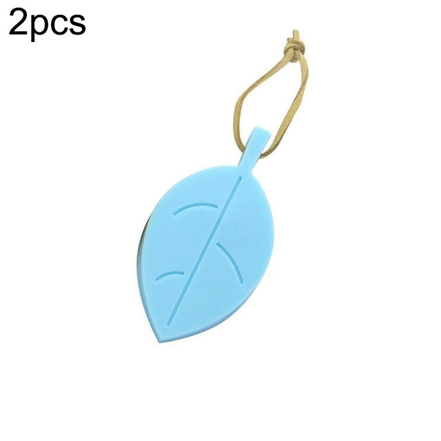 Fermaporta in silicone a forma di foglia 2 pezzi