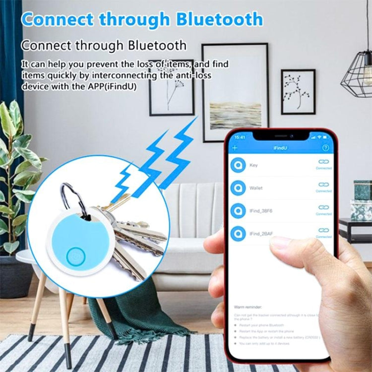 Dispositivo anti-smarrimento Bluetooth 2 pezzi S8