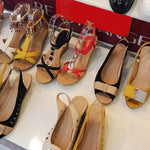 Set 10 supporti scarpe plastica trasparente antirughe