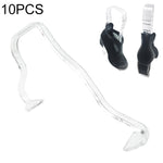 Set 10 supporti scarpe plastica trasparente antirughe