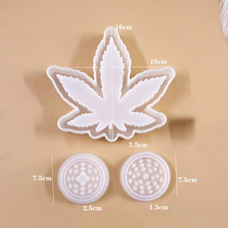 Stampo in silicone foglia d'acero per resina epossidica