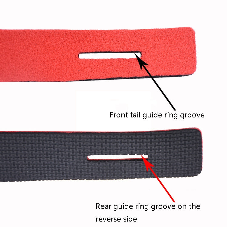6 Cinghie antiscivolo in neoprene per canna da pesca