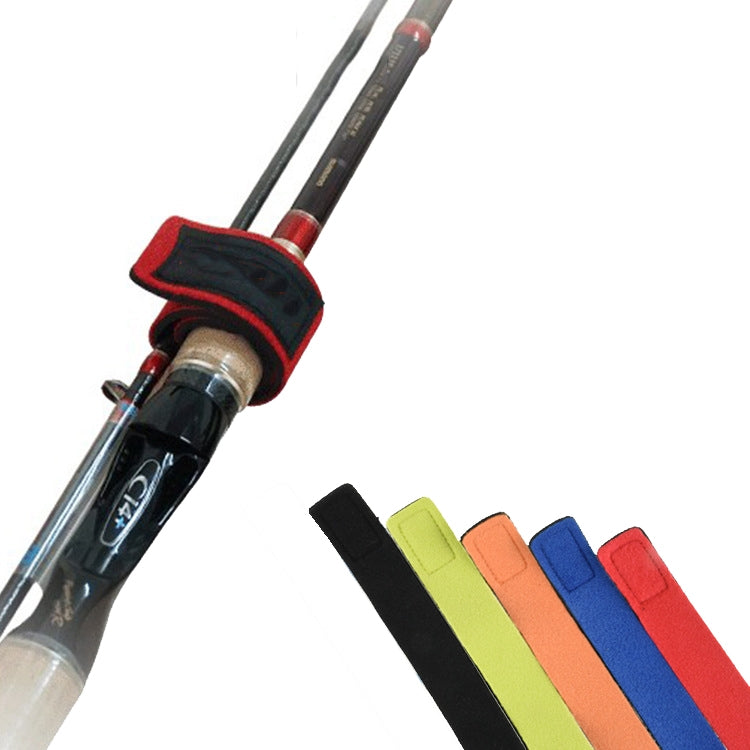 6 Cinghie antiscivolo in neoprene per canna da pesca