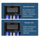 Caricabatterie 4 slot per batterie litio XTAR VC4SL VC4S