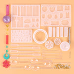 Set 128 pezzi stampi silicone per ciondoli a goccia