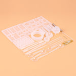 Set 128 pezzi stampi silicone per ciondoli a goccia