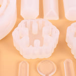Set 128 pezzi stampi silicone per ciondoli a goccia