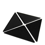Set 4 pezzi tappeti lavabili antiscivolo in silicone