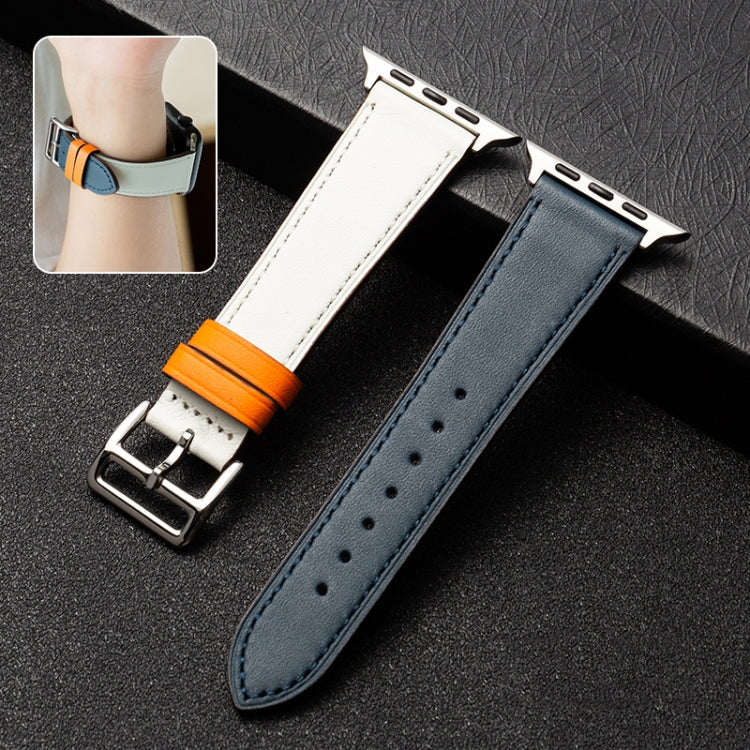 Cinturino in pelle di vacchetta per Apple Watch 38-44mm