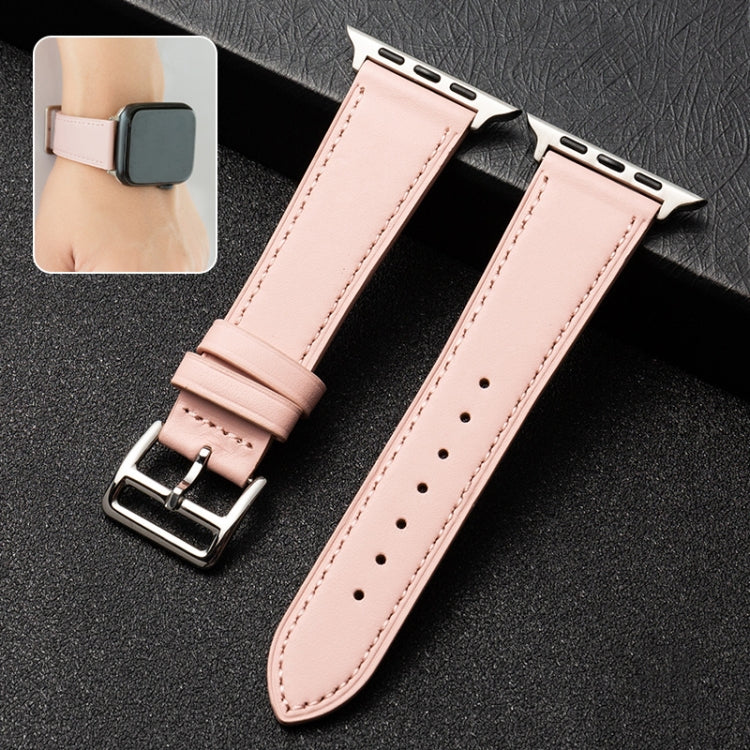 Cinturino in pelle di vacchetta per Apple Watch 38-44mm