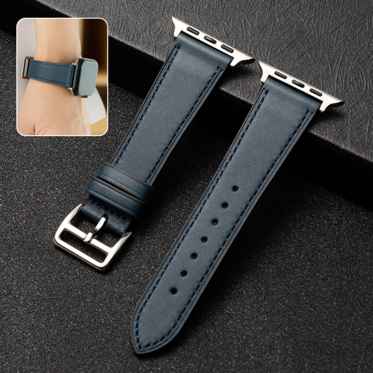 Cinturino in pelle di vacchetta per Apple Watch 38-44mm