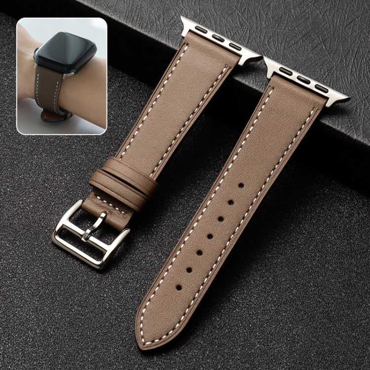 Cinturino in pelle di vacchetta per Apple Watch 38-44mm