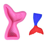 Stampo in silicone per mini coda di sirena 5 pezzi