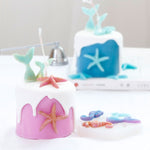 Set 5 stampi in silicone Ocean Series per decorazioni fai da te