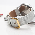 Cinturino orologio in pelle vitello motivo lucertola