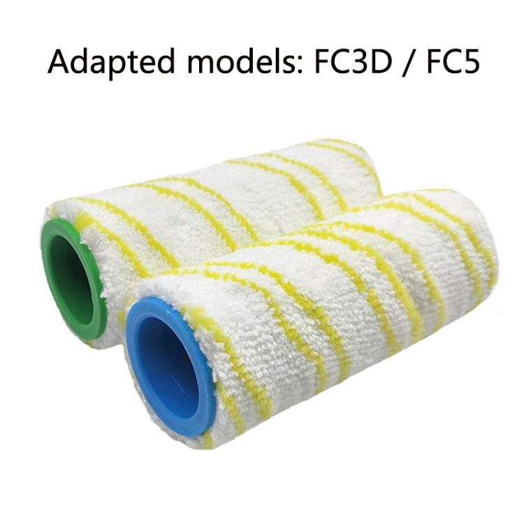 Set 2 spazzole ricambio per Karcher FC3D FC5