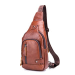 Borsa a tracolla uomo in pelle bovina 30x16x7 cm