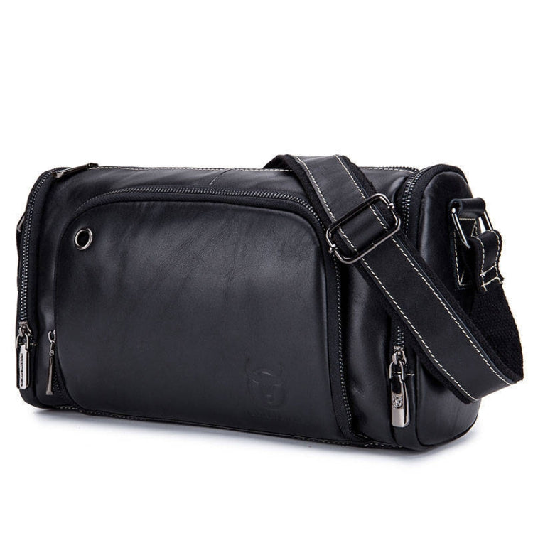 Borsa a tracolla in pelle bovina marrone scuro 34x20x13cm