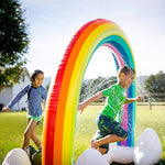 Gioco gonfiabile arco arcobaleno per bambini 280x80x160 cm