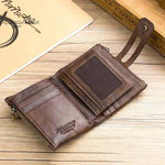 Portafoglio verticale uomo in pelle BUFF CAPTAIN 021