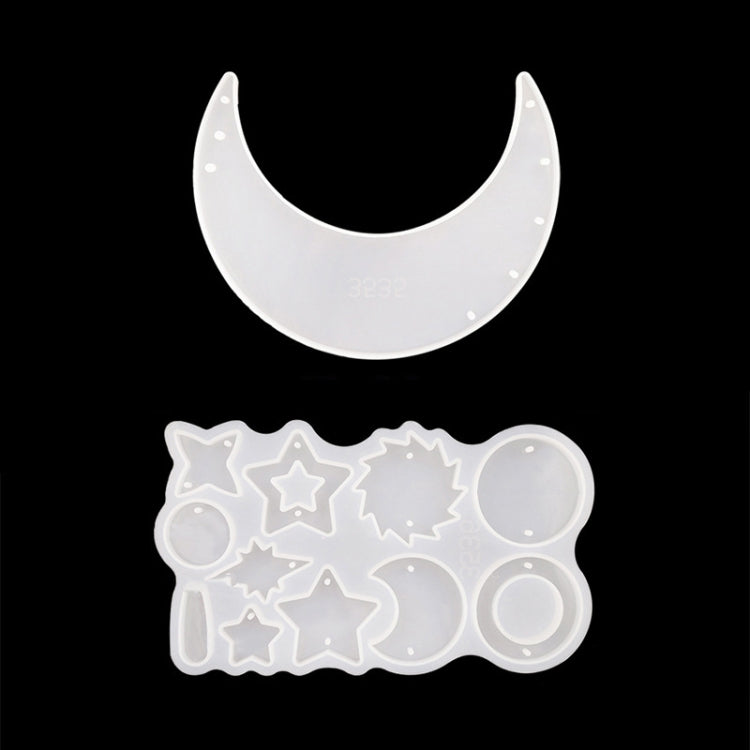 Set stampi silicone per carillon vento luna e stella