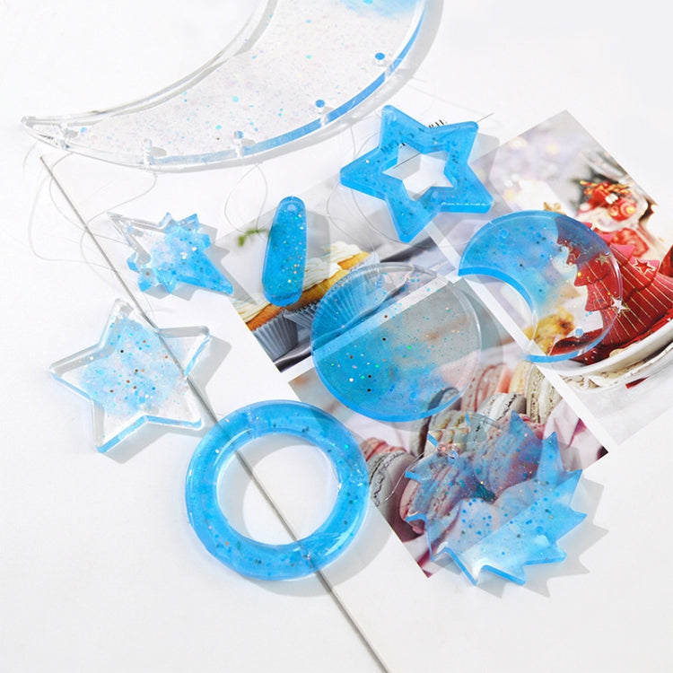 Set stampi silicone per carillon vento luna e stella