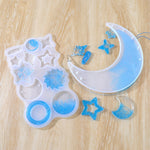 Set stampi silicone per carillon vento luna e stella