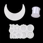 Set stampi silicone per carillon vento luna e stella