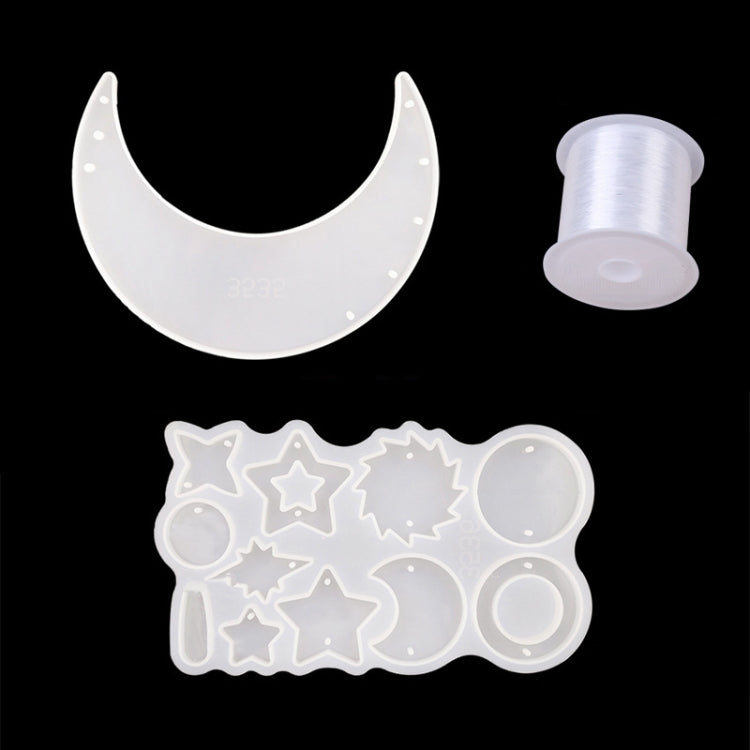 Set stampi silicone per carillon vento luna e stella