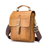 Borsa a tracolla uomo in pelle bovina 23x9x27,5 cm