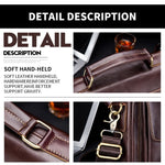 Borsa a tracolla uomo in pelle bovina 23x9x27,5 cm