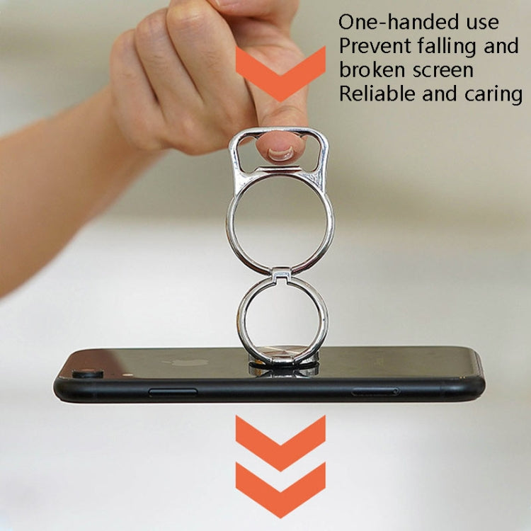 Apribottiglie pieghevole in metallo con supporto smartphone