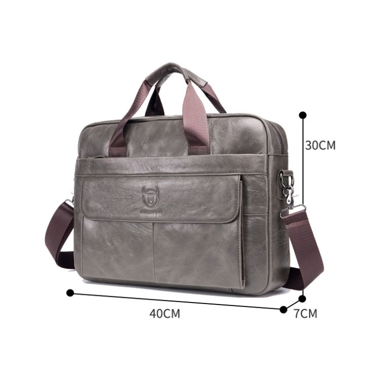 Cartella da uomo in pelle bovina per computer 42x10x32 cm