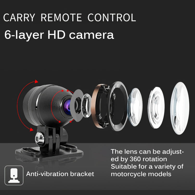 MT35B Registratore di guida per moto HD 1080P impermeabile