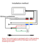 MT35B Registratore di guida per moto HD 1080P impermeabile