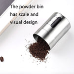 Smerigliatrice manuale in acciaio inox per caffè Medium