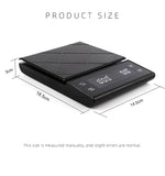 Bilancia da cucina elettronica 3kg con timer e LED