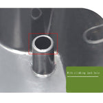 Vaso da fiori rettangolare autoassorbente in plastica