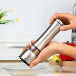 Set 2 macinapepe manuali in acciaio inox 21,5 cm