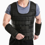 Gilet zavorrato regolabile per allenamento fitness