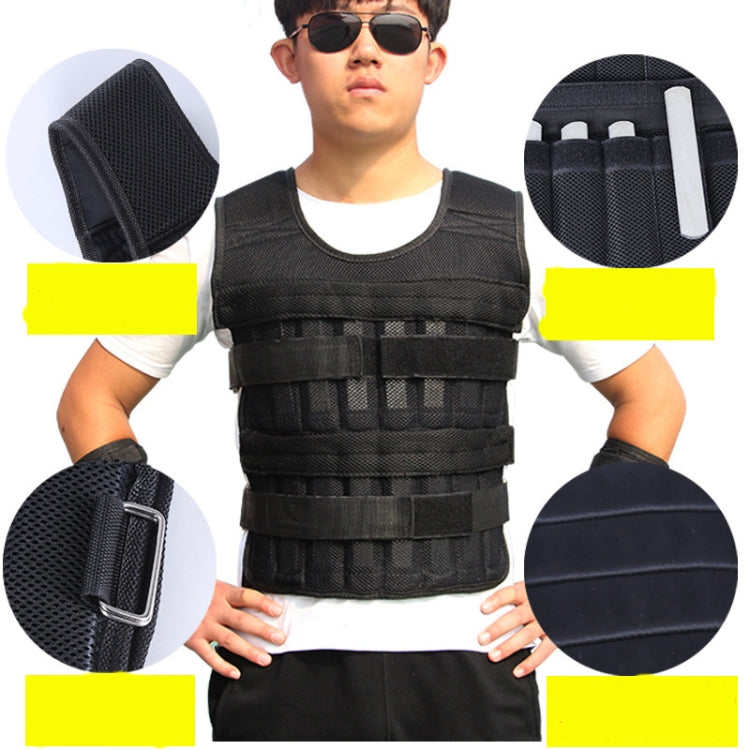 Gilet zavorrato regolabile per allenamento fitness