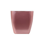 Set 3 vasi da fiori in plastica colorata con serbatoio acqua