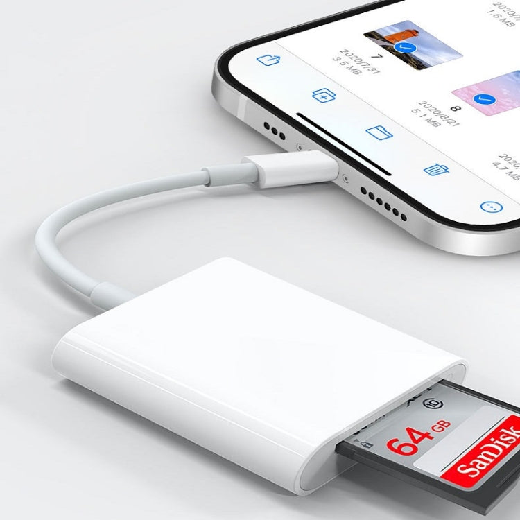Adattatore 2 in 1 lettore schede SD/TF per iPhone iPad