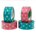Nastro sigillante colorato a forma di cuore 45mm x 100m