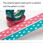 Nastro sigillante colorato a forma di cuore 45mm x 100m
