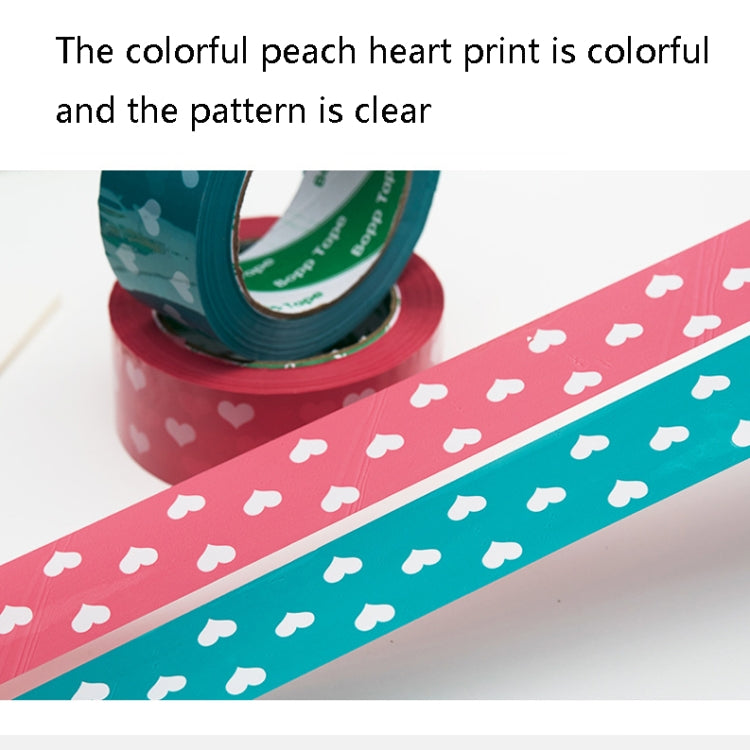 Nastro sigillante colorato a forma di cuore 45mm x 100m